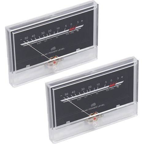 Hochpräzises VU-Meter mit einstellbarer Hintergrundbeleuchtung, Leistungsverstärkerpegelmesser und Treiberplatine für DIY-Heimkinoanlagen (1/5)