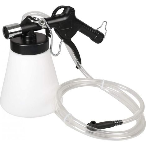 Orok – Kit purgeur de freins pneumatique – Purgeur avec récipient 700 ml – Adaptateur métal 1/4’’ – Tuyau d’aspiration 1 mètre – Compatible 6-8 bars
