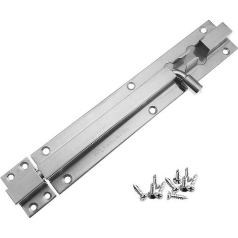 YMYNY Loquet de portail coulissant en acier inoxydable pour portail de jardin (21 cm) (1/5)