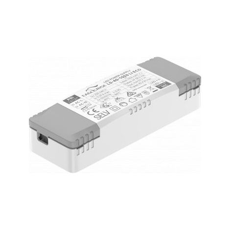 Transformateur LED 40W 1050mA – Tension 220-240V AC – Indice de protection IP20 – Classe II – Durée de vie 50 000 h - LS-40-1050