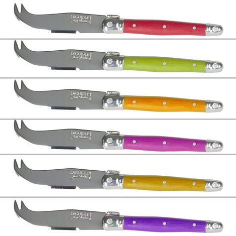 Jean Dubost - Fromagette laguiole irisée coloris assortis (lot de 6)