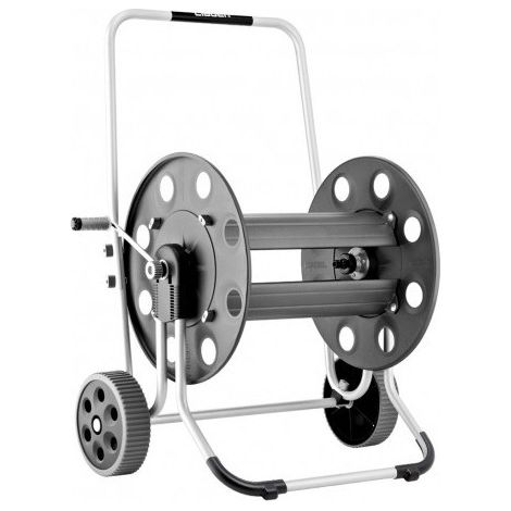Claber Carrello Avvolgitubo Metal Profy 8895 - Struttura Metallica, Raccordi 1/2"-5/8"-3/4", Capacità 165 m