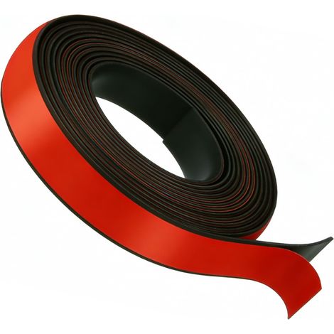 Bandes de Caoutchouc Adhésives, (25mm x 1,5mm x 3m) Tapis en Néoprène, Feuilles de Caoutchouc, Ruban D'étanchéité en Caoutchouc, Pour l'étanchéité des Joints, Aucun Clou Nécessaire (1/5)