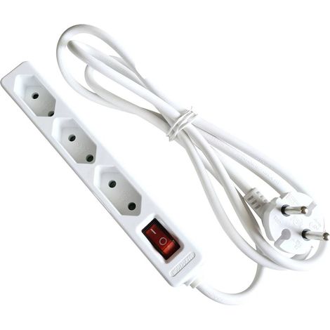 AS Schwabe 11312 Multipresa con interruttore Bianco CEE 7/17 1 pz. (1/2)