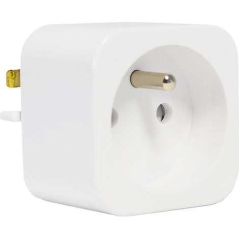 Rail électrique avec 2 prises coulissantes 250V – Indice de protection IP2xD – Installation en applique – Longueur 2 mètres