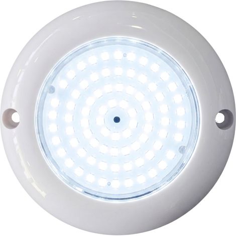 Foco LED para Piscina en ABS Blanco 6000k  6W 12V AC  Ø 10 cm