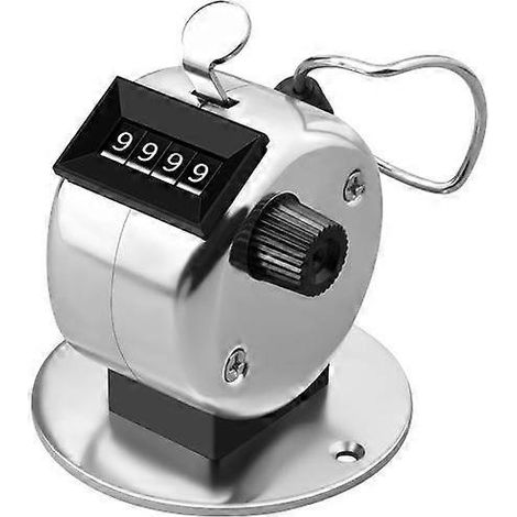 Compteur manuel, compteur mécanique, compteur à cliquet en métal, compteur à 4 chiffres pour compteur de personnes, (1/5)