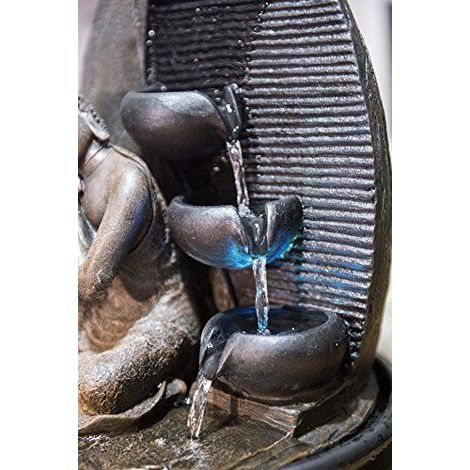 Fontaine Bouddha Grace - H 40 cm - Décoration intérieur - Livraison gratuite (1/5)