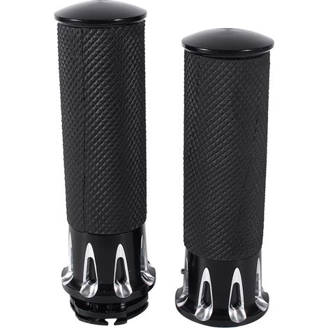Poignées de guidon CNC 25mm 1" pour Sportster XL883 XL1200 48 2004-2015 (1/5)
