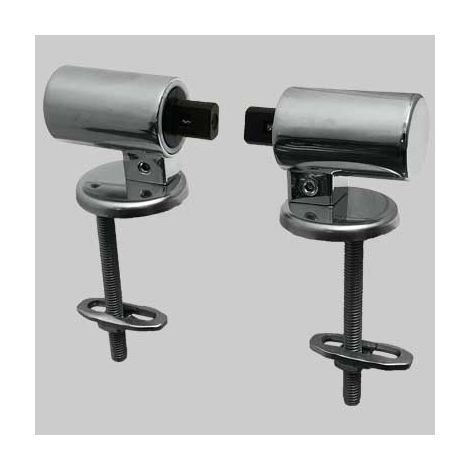 COPPIA CERNIERA SOLE SOFT CLOSE REGOLABILE BASCULANTE  Cromata     MADE IN ITALY