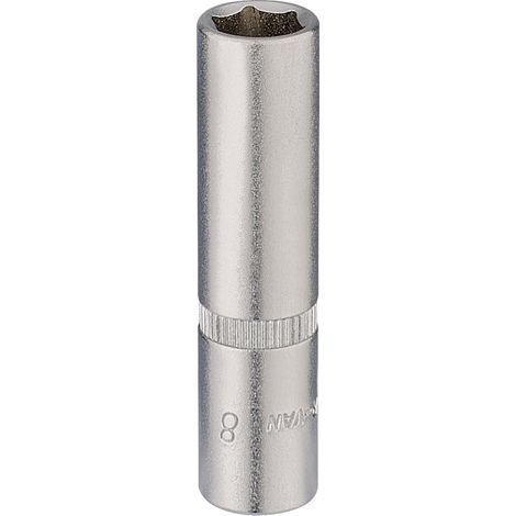 Draper 58728 Elora Deep Socket, 1/4"" Sq. Dr., 8mm