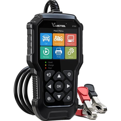 Batterietester, 6V/12V Kompatibilität, schnelles Diagnosetool, BT300 (1/2)