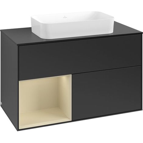 Villeroy & Boch F652HJPD Meuble sous-lavabo Finion F65 (1/3)