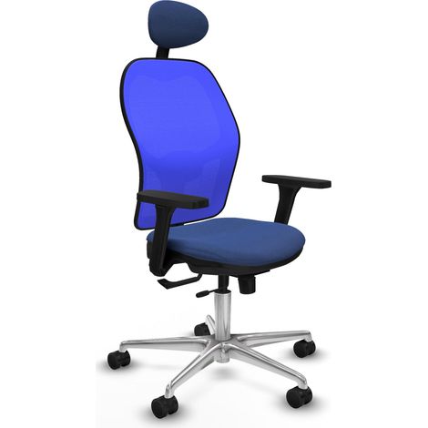 Silla de oficina piqueras y crespo Jorquera azul malla (1/2)
