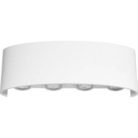 Neoglint 8W LED-Wandleuchte, nach oben/unten gerichtetes kaltweißes Licht