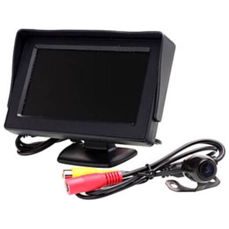 Kit Moniteur Lcd Tft 4.3 Pour Voiture Camping-car Avec Caméra De Stationnement De Recul