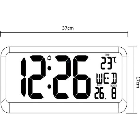 Greenblue Reloj serie 2023 negro 37 cm diseño moderno (1/5)