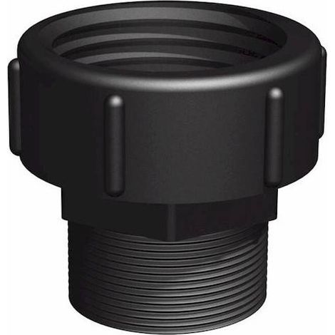 Raccord femelle S75x6 vers mâle 2'' BSP – Polypropylène haute qualité – Résistance chimique et UV – Installation facile sans outillage – CPP