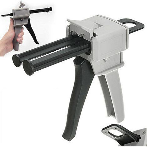 Pistolet À Colle - 50 Ml - 155 X 105 X 58 Mm - Pour Application De Colle Et De Mastic - 1 Pièce (1/5)