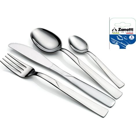 Set 6 Posate Forchette Forchettine Dolce da Tavola in Acciaio elena zanetti (1/2)