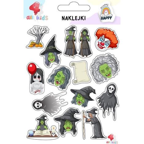 Autocollants Halloween 2 pour enfants