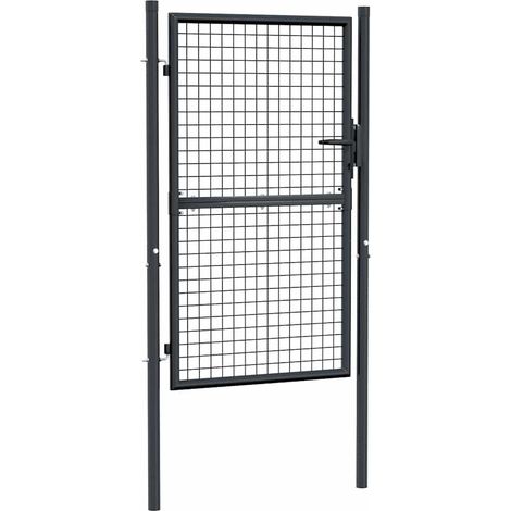 Maison Exclusive - Maschen-Gartentor verzinkter Stahl 100 x 150 c