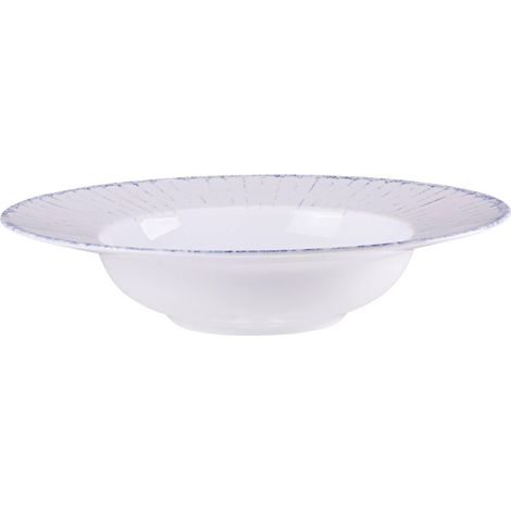 Assiette à pâte ronde ornée porcelaine 27 cm Sancho (1/2)