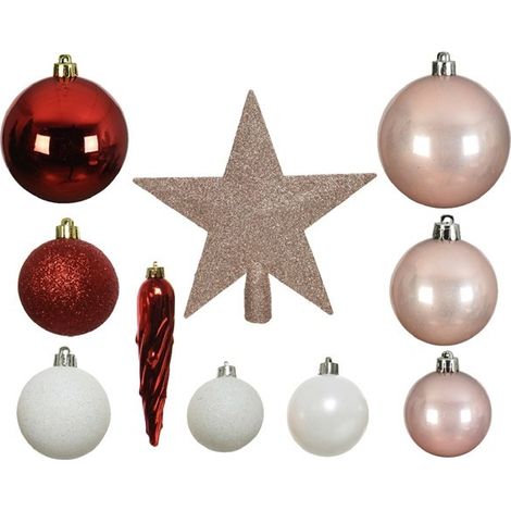 Decoris box 33 decori rosso/rosa 029226 (1/2)