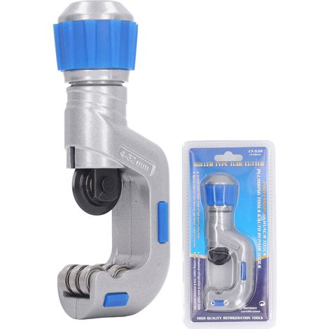 Coupe-tubes ergonomique à bouton, outil de coupe rapide et efficace pour tubes en cuivre, aluminium, acier et fer de 4 à 32 mm