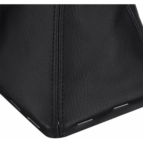 RHG Soufflet de levier de vitesse à 6 vitesses pour Vauxhall Opel Astra Corsa D Zafira B 05-10 (noir) (1/4)