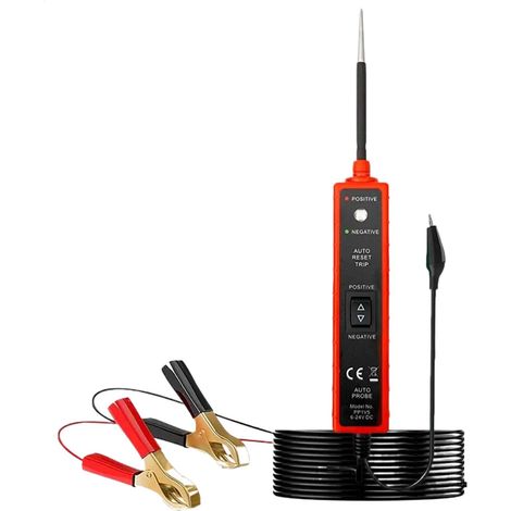 Testeur de circuit d'alimentation automobile 6V-24V, kit de test de système électrique, détecteur de court-circuit