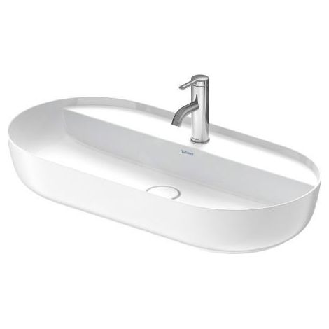 DURAVIT 03808026001 Vasque à poser Luv 800 mm sans trop-plein, avec trop-plein d'évacuation (1/4)