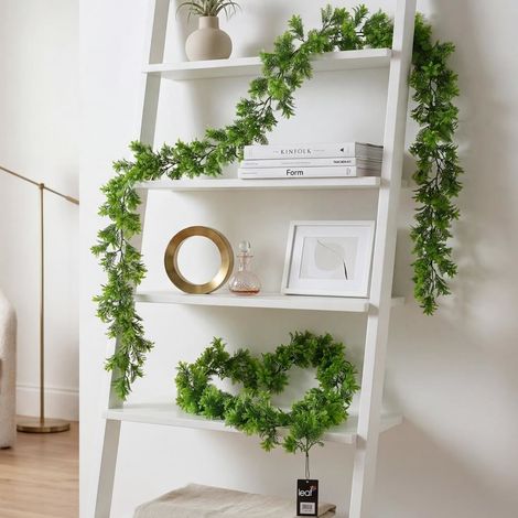 Artificial 160cm Green Floral Garland Hanging Foliage Decoration (1/4)