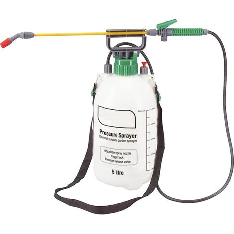 5 Litre Pump Action General Purpose Garden Pressure Sprayer Ideal For Pesticides & Insecticides Wate