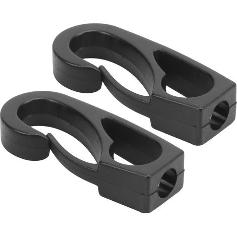 Set mit 2 Haken für Boots-, Kajak- oder Kanuseile, elastische Verbindungsschlaufe, Bootszubehör (1/5)
