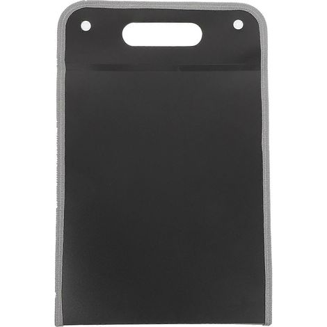 Porte-documents portable, classeur pour documents de couleur, organiseur de dossiers de factures de bureau-40x26.5x1.8cm-Black (1/3)