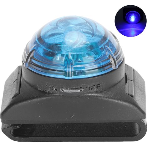 Lampe suspendue LED pour animaux de compagnie, étanche, lumineuse et brillante, lampe de sécurité nocturne à clipser sur le collier, accessoires pour chiens (lumière bleue) (1/5)