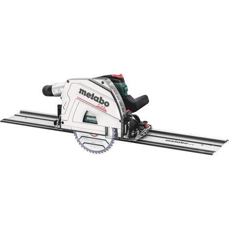 Metabo – Scie plongeante 66mm – Moteur Brushless – Profondeur de coupe 66mm – Rail de guidage FS 160 inclus – Pour bois dur et teck