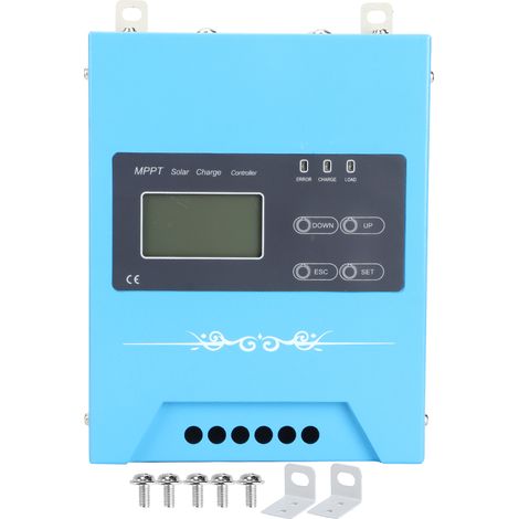 Régulateur de charge solaire MPPT JN-MPPT-AL 50A Aluminium Alliage Régulateur photovoltaïque haute efficacité pour panneaux solaires 12V 24V 48V (1/4)