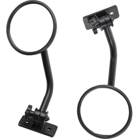 GOOFIT Universal Quick Release Interior Mirror, suitable for motorcycles and off-road vehicles, compatible with the folding interior mirror with A-pillar mounting on the Jeep Wrangler.--DTEKGAZ