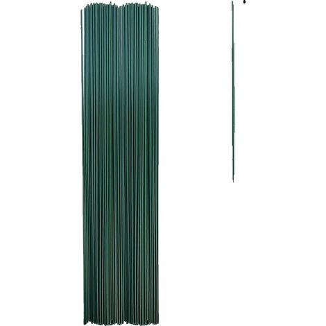 Tiges en fil floral, fer flexible, fournitures de bricolage, 40cm-50pcs (1/2)