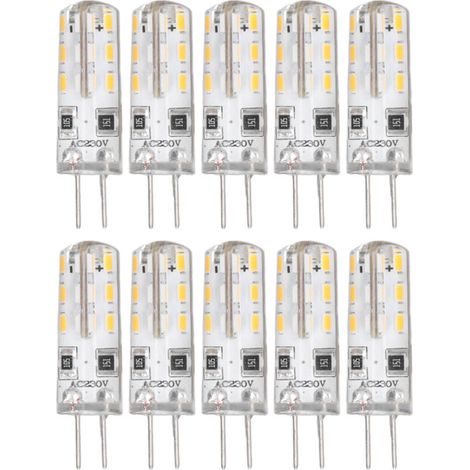 G4 1.5W 220V LED filament bulbs – Warm white 3000K, ideal for motorhomes and indoor lighting