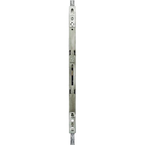 Ferco – Crémone têtière F17 à panneton ajustable haut et bas – Verrouillage haute/basse – Finition ferGUard – Pour portes neuves et rénovations