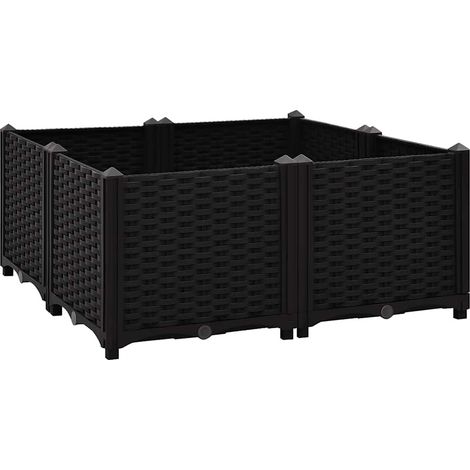 Maison Exclusive - Hochbeet 80x80x38 cm Polypropylen