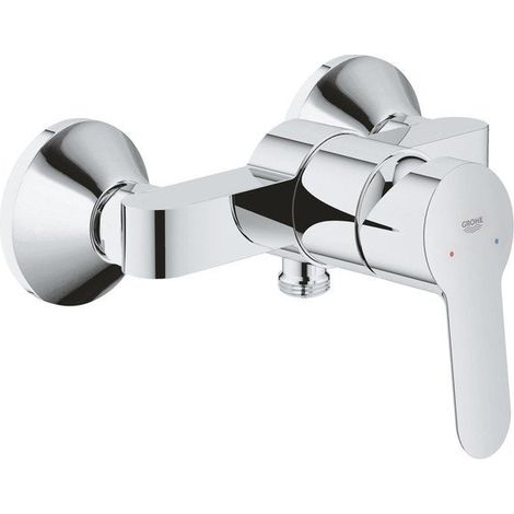 Grohe – Mitigeur de douche mécanique chromé brillant – Cartouche céramique 46 mm – Débit 34 l/min – Compatible avec toute production d'eau chaude (1/2)