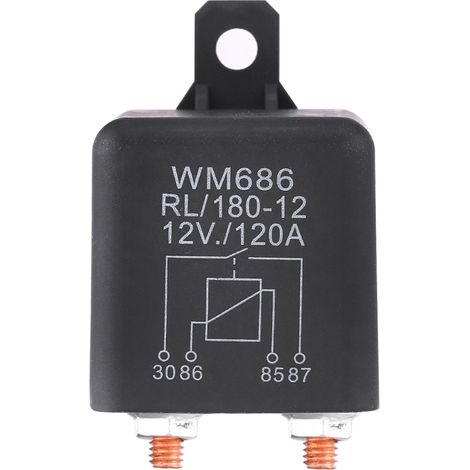 Eosnow 1PC 12V 120A Ladungsrelais -Autowagen Ein/Aus 4 Pin Heavy Duty Split Boat