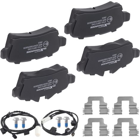 Rear Brake Pads Set for Mini R58 Mini R59 Coupe 2010-2015 34216778326 Steel