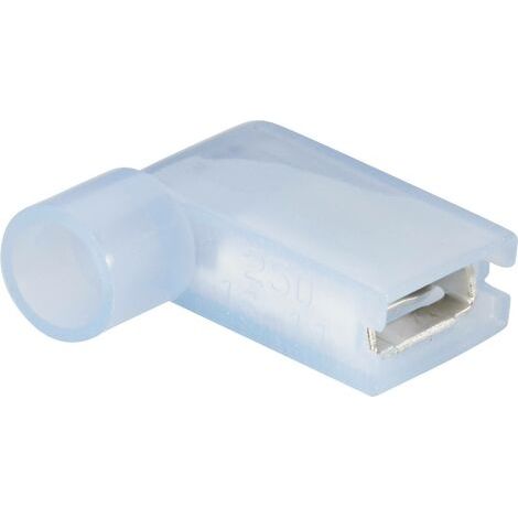 Cosse clip 6.3 mm x 0.8 mm Vogt Verbindungstechnik 3939S 90 ° entièrement isolé bleu 1 pc(s) D28679 (1/3)