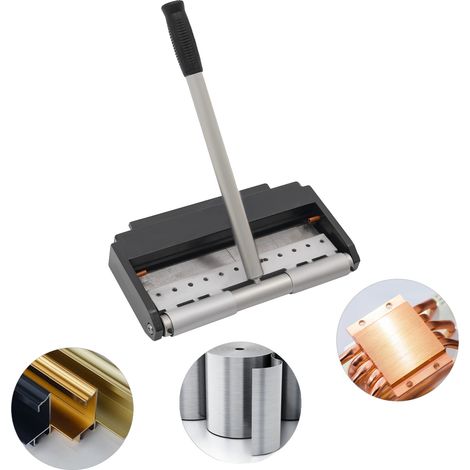 Máquina dobladora de chapa metálica, ancho máximo de doblado 300 mm, longitud máxima de doblado 50 mm, ángulo de doblado 0-90°, material de acero 45, tamaño 3419 cm (1/5)