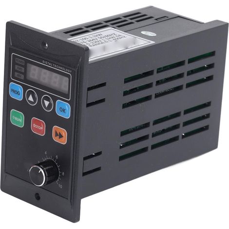 Convertisseur de fréquence 1,1 kW Variateur de vitesse Moteur Monophasé 176-264V Entrée Sortie Triphasée 0-220V (1/5)